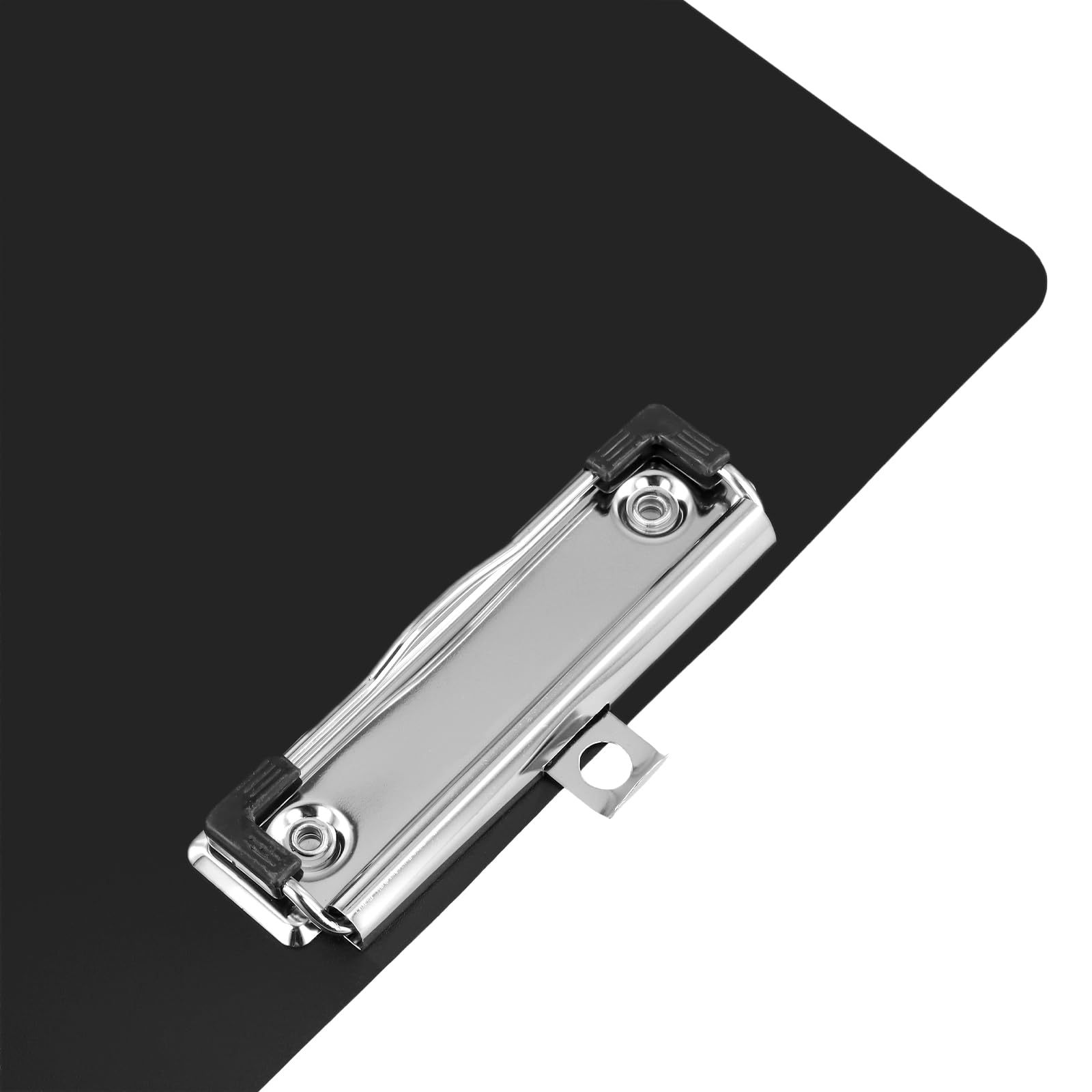 ZEONHEI 10 Packs A4 Plastic Clipboards, Black Secure Holder with Hanging Hole, Clipboard Folder - Image 3