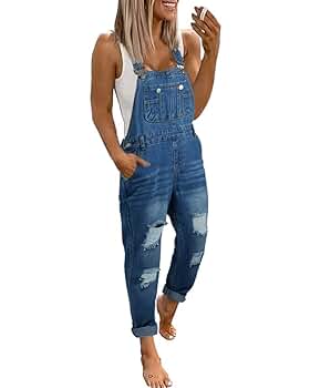 【値下げ中】Looplus Denim Overall Pants Amazon.com: utcoco Women's Fashion Jean Bib Overalls