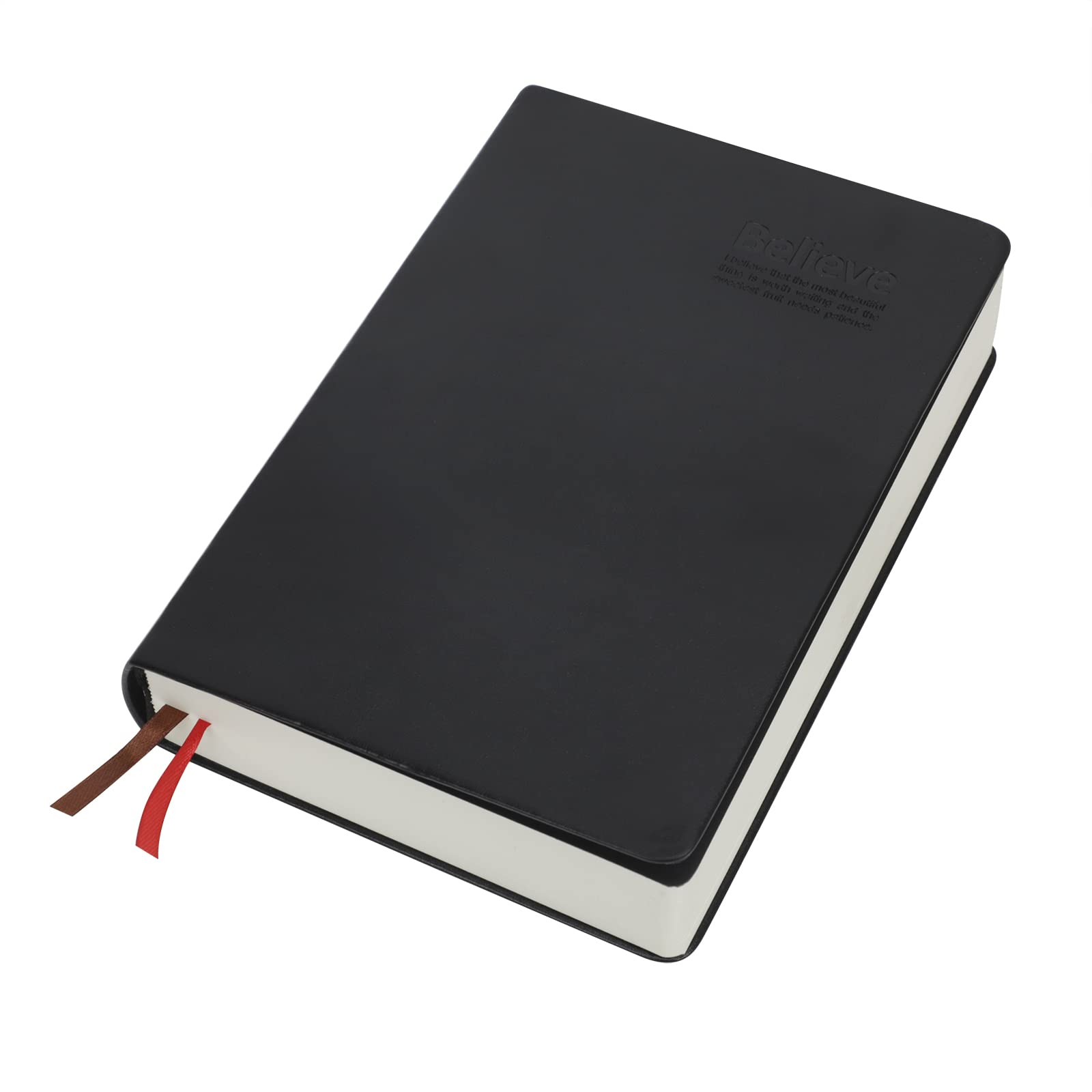 Diarios de estudio DaiBible Cuaderno bocetos Libro recuerdos Registros vida Lo mejor for dos años escritura Grueso 640 páginas en blanco A5 Piel sintética suave(Grey Edge)