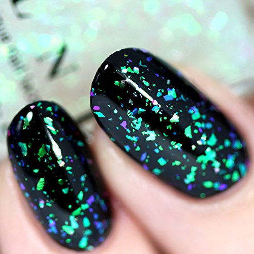 Image of ILNP Imagine That - Green, Blue, Violet Color Shifting Iridescent Flakie Topper Nail Polish