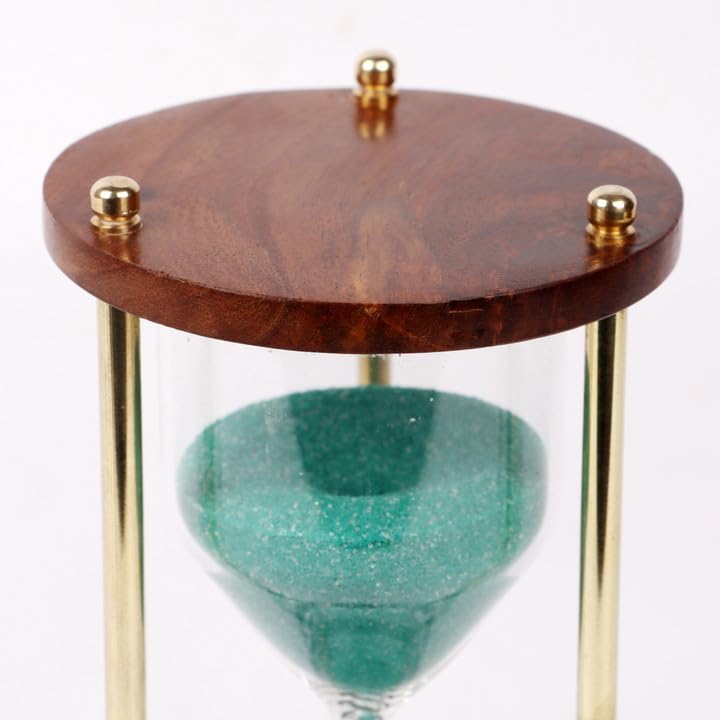 Image of ICON 1 Minute Wooden Sand Timer Hourglass | Study, Kitchen, Yoga Timer | Kids Learning Tool | Perfect for Gift & Bulk Orders