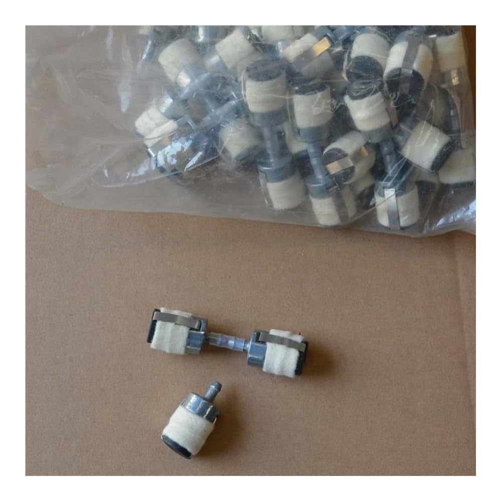 Filtre à carburant 5,4 mm pour motoculteur et tondeuse jusqu'à 80 CC remplace 125-528 lot de 10