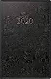rido/idé 701105490 Taschenkalender partner/Industrie I (2 Seiten = 1 Woche, 72 x 112 mm, Kunstleder-Einband Prestige, Kalendarium 2020) schwarz