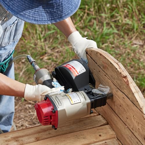 Image of Maxparts Coil Nailer CN70, 1-3 /4-Inch to 2-3 /4-Inch Pneumatic Siding Nailer
