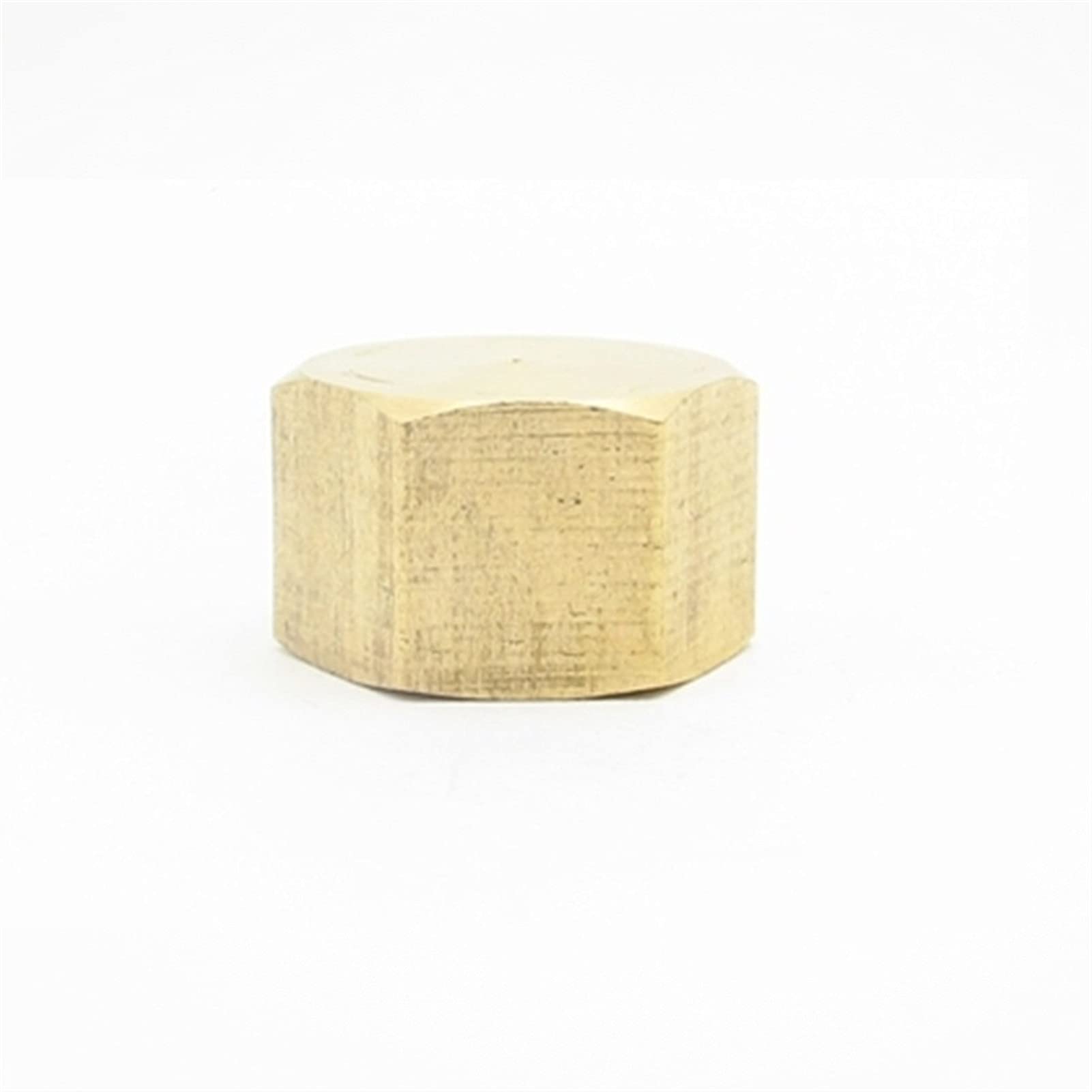 Tapa ciega de latón, Tapa Hexagonal de latón, Adaptador de Conector de Acoplamiento de tubería, Rosca Macho Hembra BSP, Cabeza Hexagonal, tapón de Extremo de latón(Female Thread,1inch)