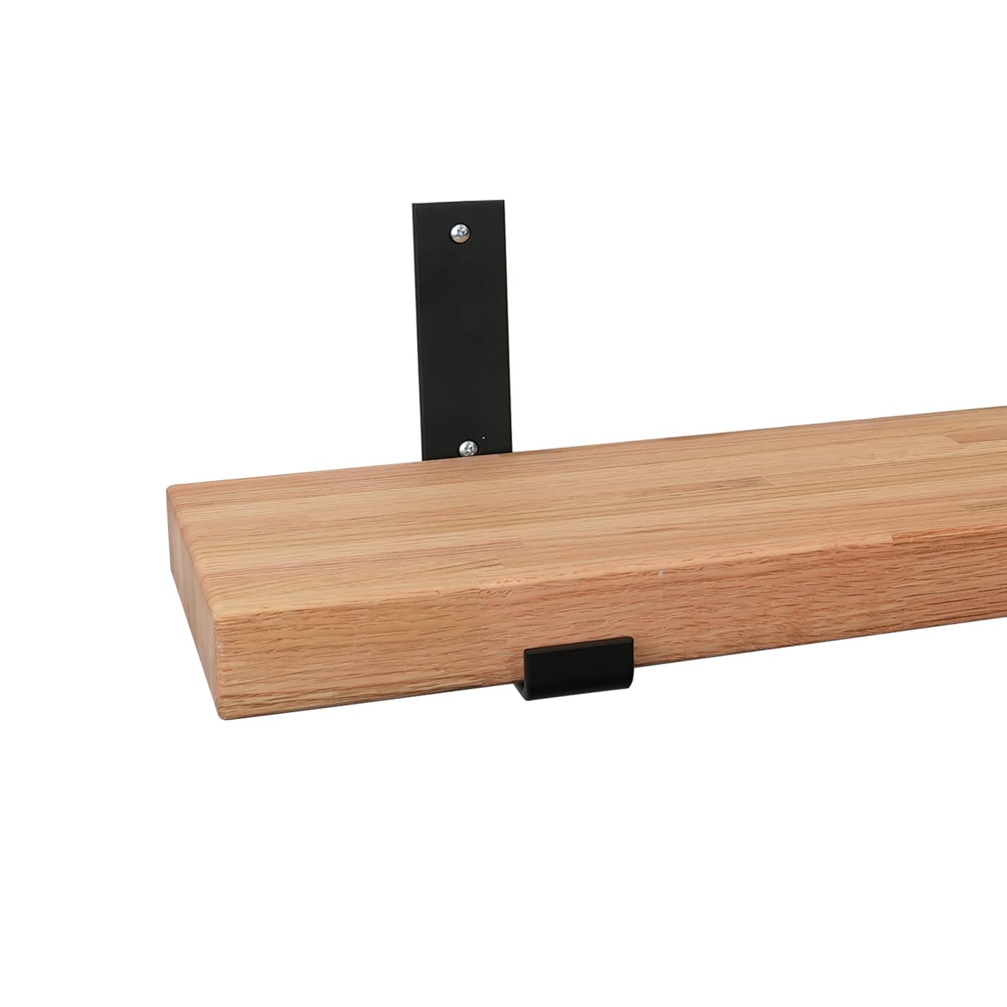Étagères Flottantes En Chêne Massif CONSDAN - 91.4x19.1x3.8 Cm, Style Minimaliste, Naturel