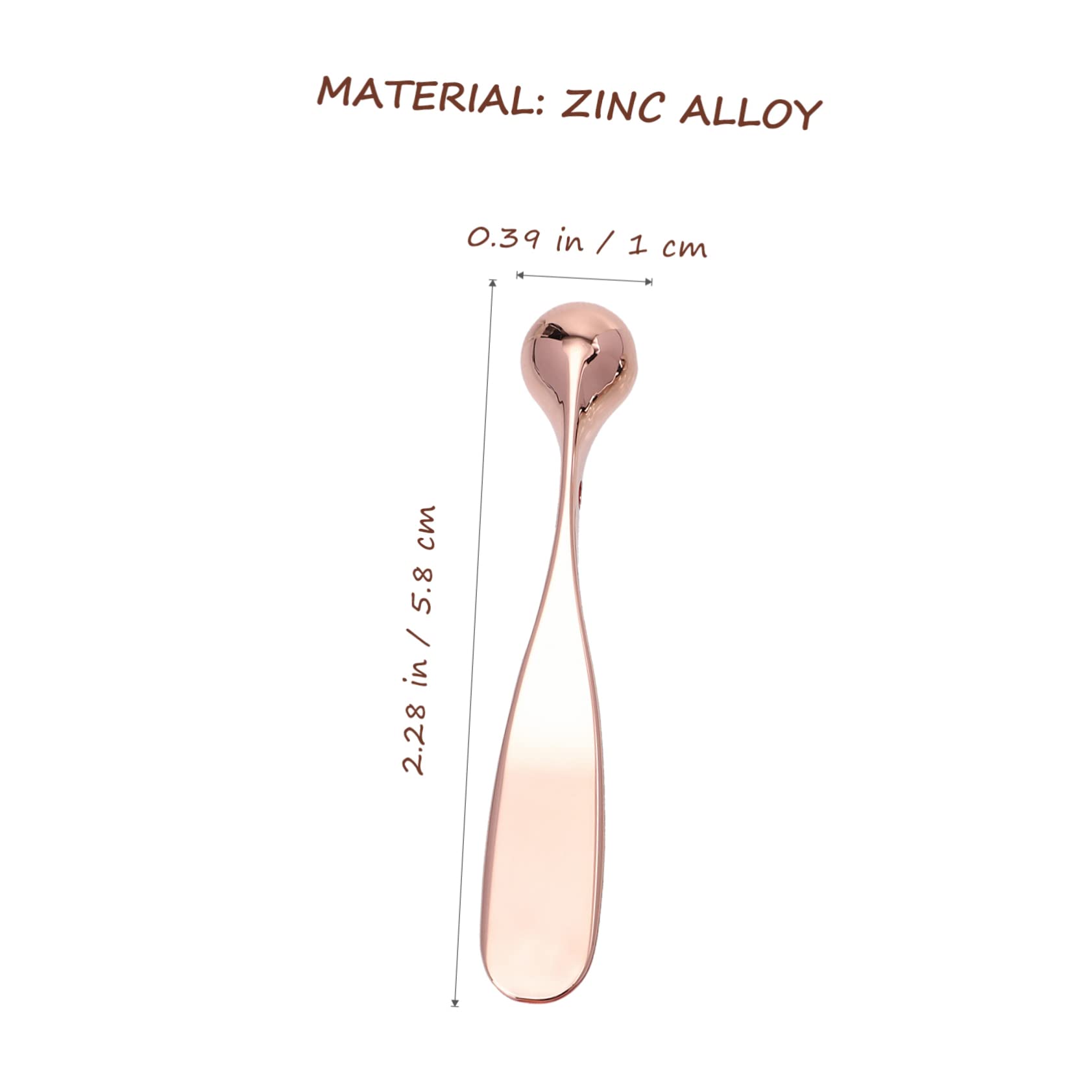 SOESFOUFU Facial Cream Applicator Stick Metal Eye Stick Spoon Beauty Makeup Spatula Tool