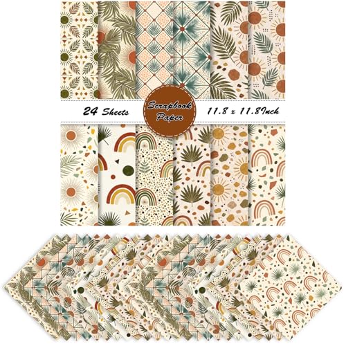 Papier de scrapbooking bohème pour sublimer votre album photo souvenir