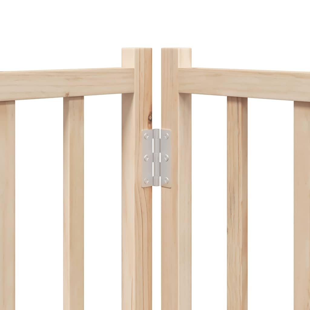 vidaXL Puerta para Perros Plegable 12 Paneles Madera de álamo 960 cm