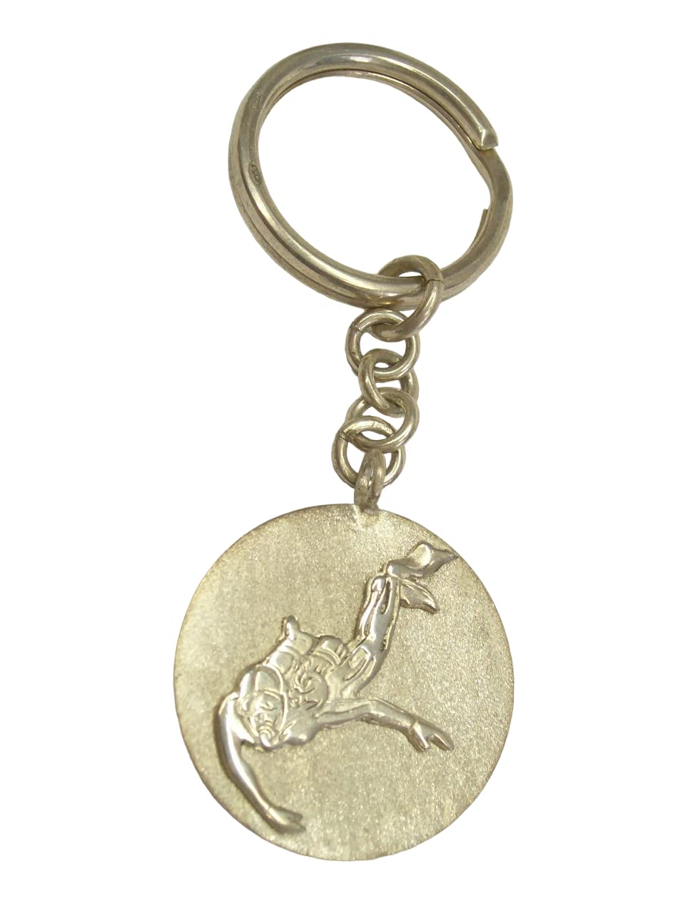 Porte-clés sous-marine Taucher en argent 925 pour plongée et passionné Brisa
