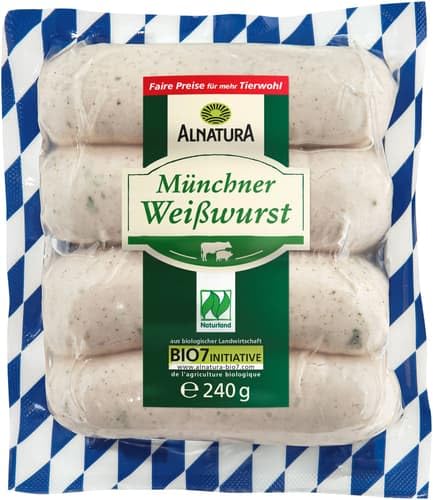 Alnatura BIO Münchner Weißwurst (0.24 kg)
