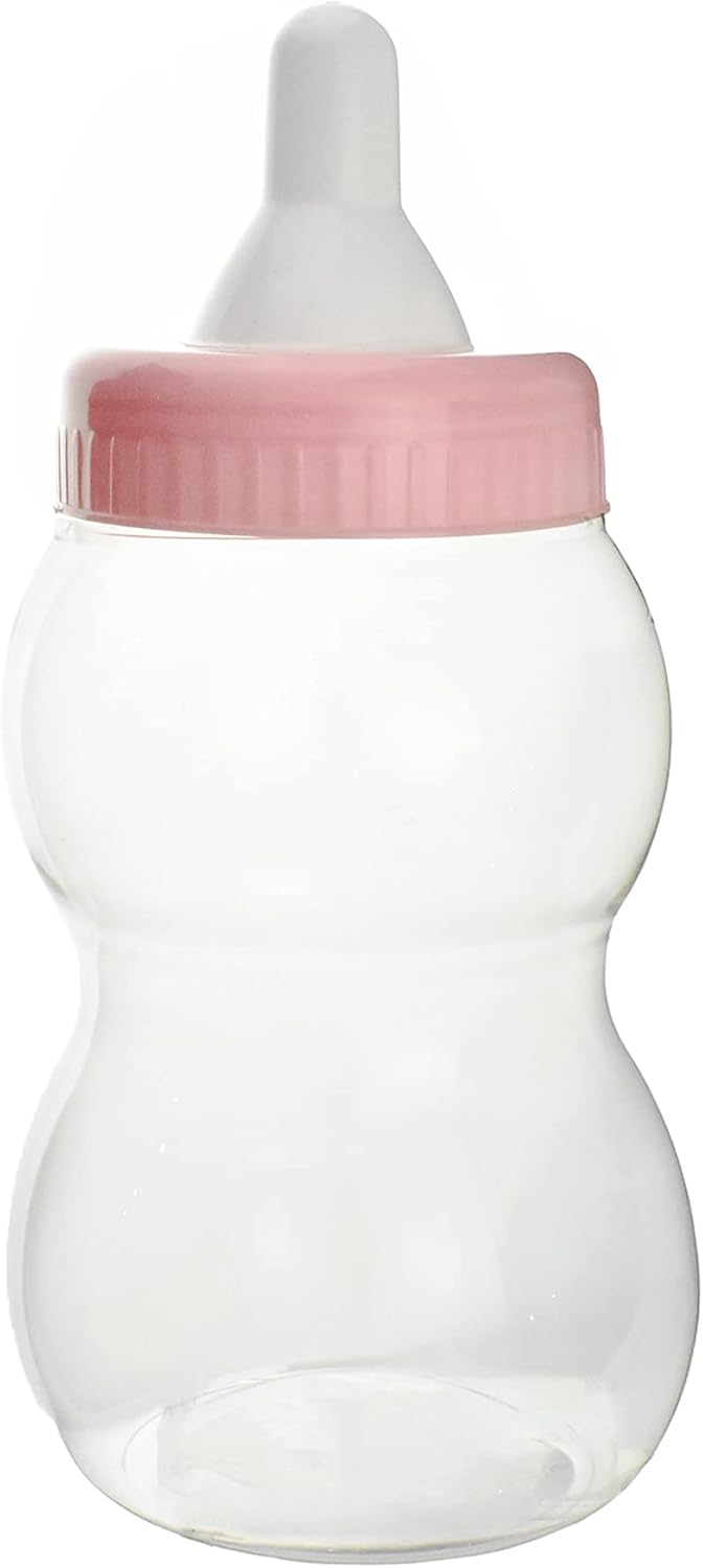 Jumbo Milk Bottle Coin Bank Baby Shower Plastic Container