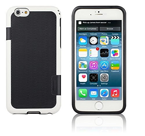 Francois et Mimi iPhone 6 Case Multi-Colored TPU - Retail Packaging - Black