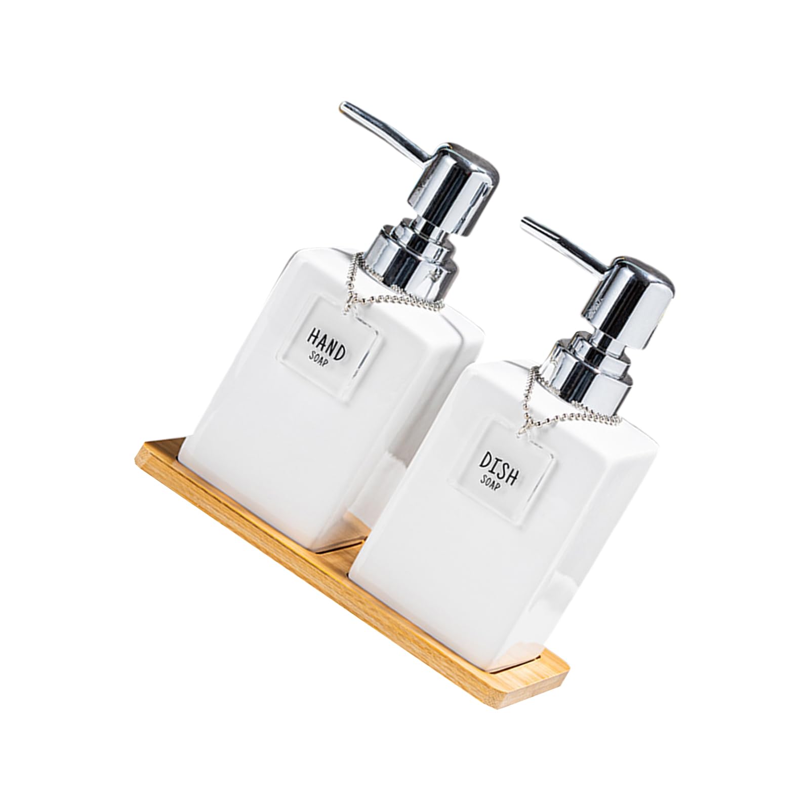Kalttoy Press Pump Ceramic Bottle Refillable Container for Liquid Soap Shower Gels Cosmetic Organizers Home Bathroom Ceramic Dispenser Bottle for Toiletries