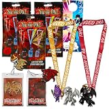 Konami Yugioh Lanyard Blind Bag 3 Pack – Comic Con Gift Bundle Including 3 Yugioh Lanyards with Charms, Card Holders and More | Yugioh ID Holder Set