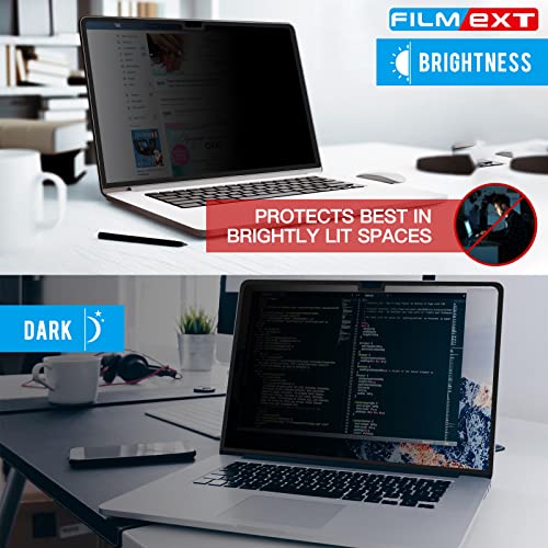 Image of FILMEXT Privacy Screen for Macbook Pro 14 inch (2026-2021,M5 M4 M3 M2 M1) | Removable Macbook pro 14.2 inch A3112 A3401 A2992 A2918 A2779 A2442 Privacy Laptop Screen Filter Anti-Spy /Anti-Glare /Eye Care