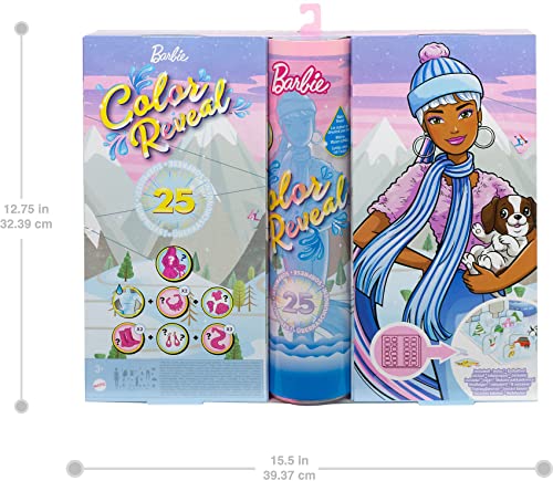 Calendario de Adviento Barbie Color Reveal, 25 Sorpresas miniatura 3