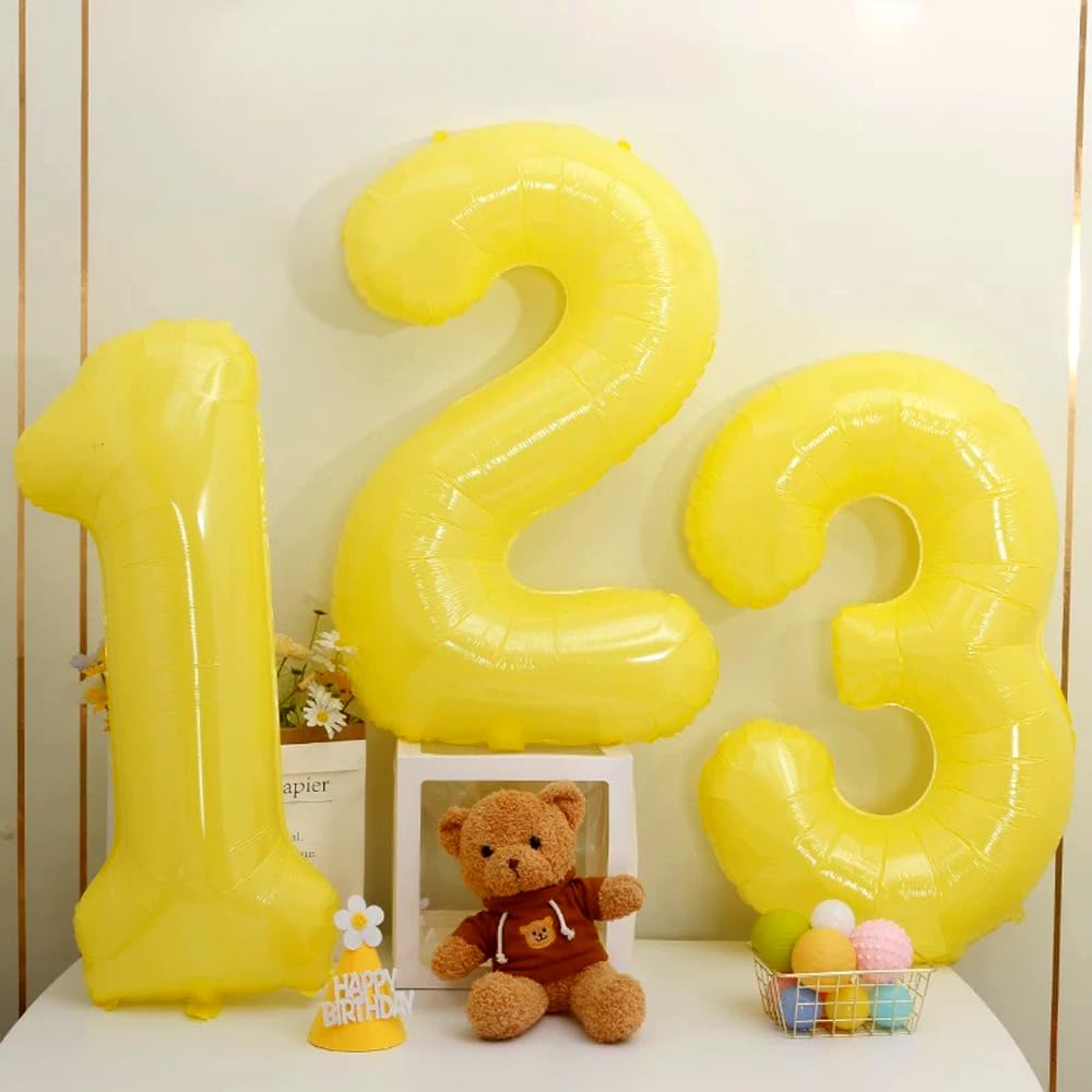 Red 0 balloon 40 Inch Giant Helium Foil Number 0 to 9 Red Balloon Birthday Wedding Party Digital Decorations (Number 0) — view 399