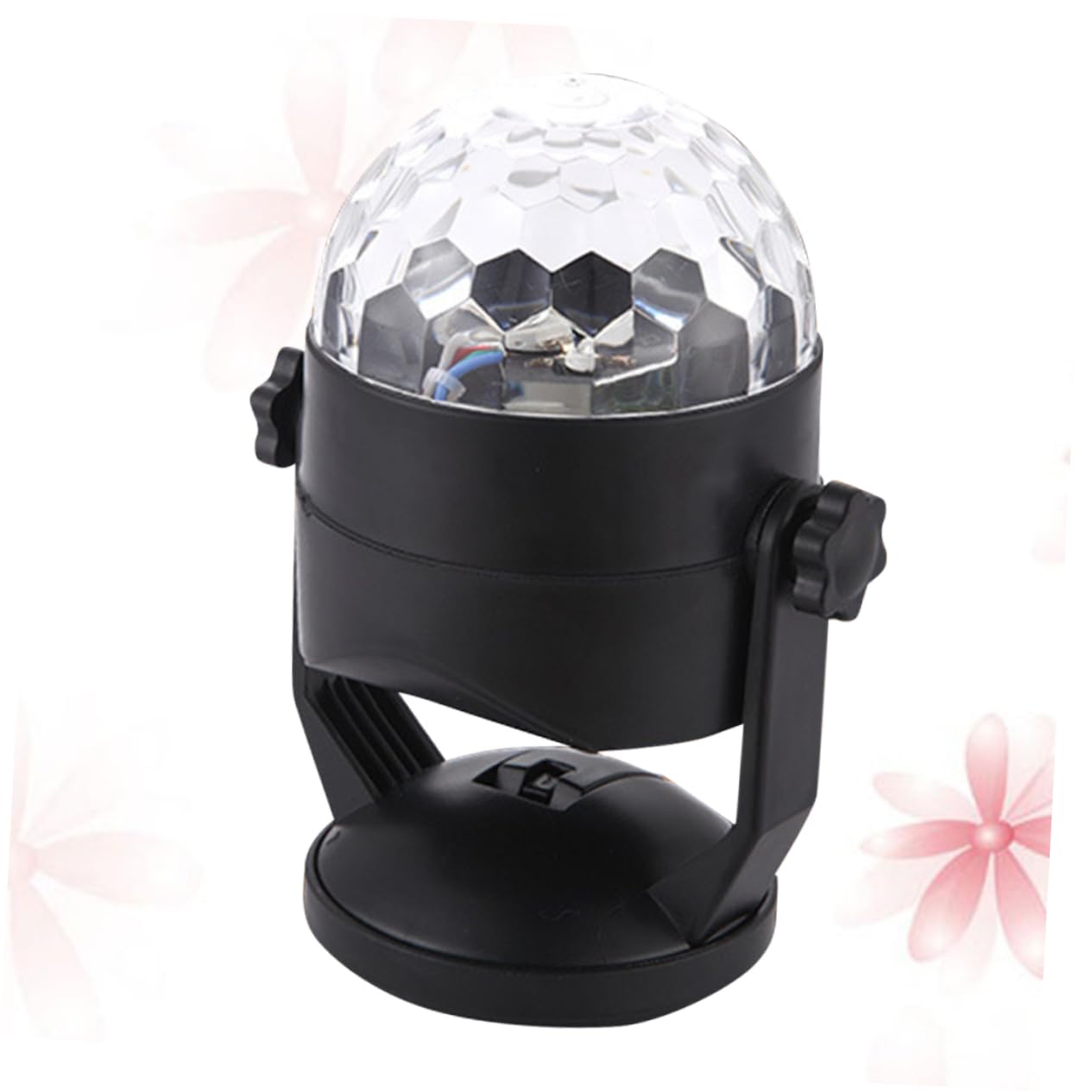 TOPPERFUN Car Christmas Warning Strobe Led Stage Lamp Projection Beam Cup Mount Energy Efficient Black