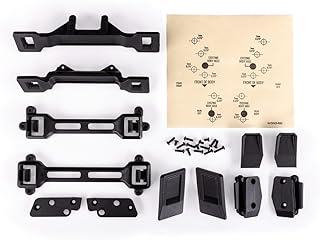 Body conversion kit, Slash 2WD (includes front & rear body mounts, latches, hardware) (for clipless mounting