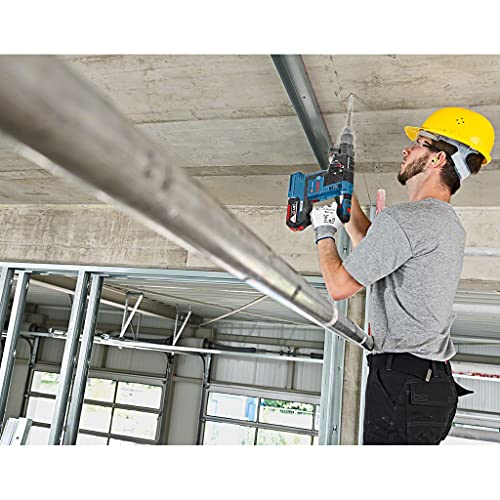 Bosch Professional 18V System perforateur sans-fil GBH 18V-26 F (2,6 J, SDS plus, perçage/burinage, KickBack Control, 2 batteries ProCORE18V 5.5Ah, chargeur GAL 1880 CV, poignée auxiliaire, L-BOXX)