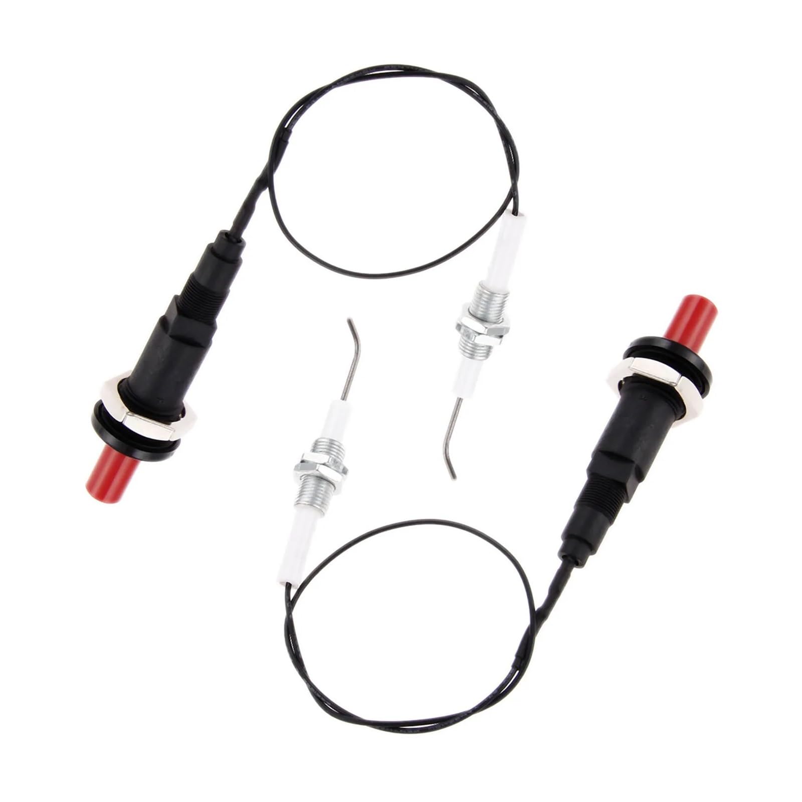 2 set di accensione a pulsante con a scintilla, generatore, accenditore a gas piezoelettrico, filettatura M10