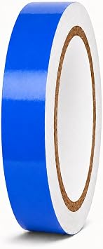 GGR Supplies Engineering Grade Retro Reflective Tape, Blue, 1 Inch x 30 Ft., Waterproof Safety Tape with Permanent Adhesive for Trailers, Vehicles, Traffic Signs, Mailboxes, Hazard Marking