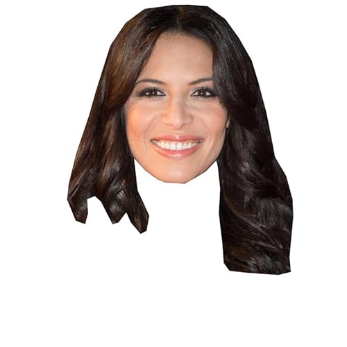 Photo de Masque en carton 2D Zaho - Chanteuse - Taille A4