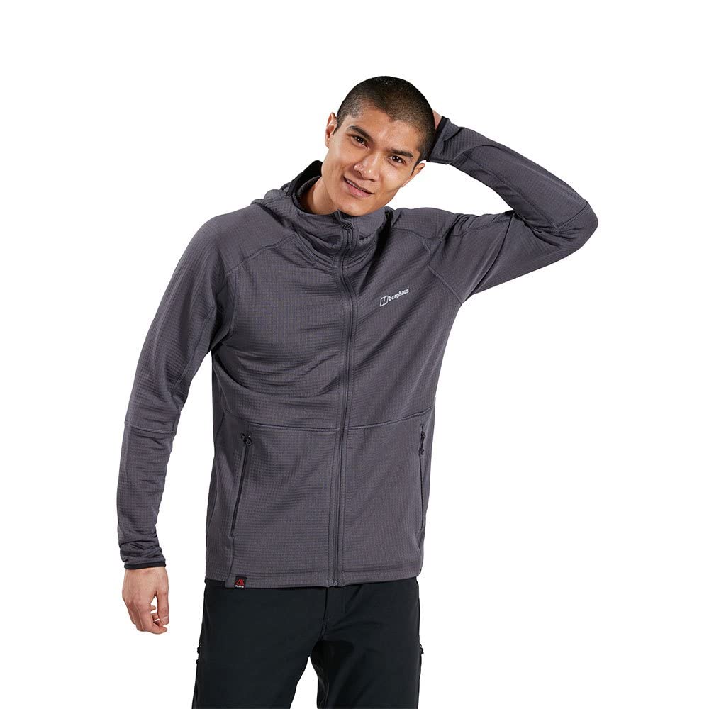 BerghausMen's Vanth Hooded Polartech Power Grid Fleece Jacket (pack of 1)
