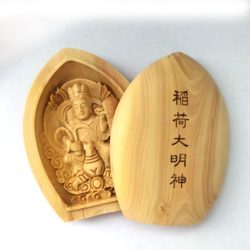 【セール中・新品】 弘法大師　上彫り　柘植　総高さ約16cm　真言宗　空海 セール中・新品】 弘法大師 上彫り 柘植 総高さ約16cm 真言宗