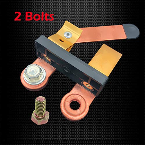 Side Post Knife Blade Master Switch, Ampper 12V / 24V Battery Disconnect Switch Isolator For Marine Car Boat Rv Atv Vehicles (With Long Bolt) #TOP2