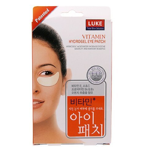 Luke Eye Patches Dark Circle Pads Vitamin Hydrogel Sheets 10 Pairs (20 Sheets)
