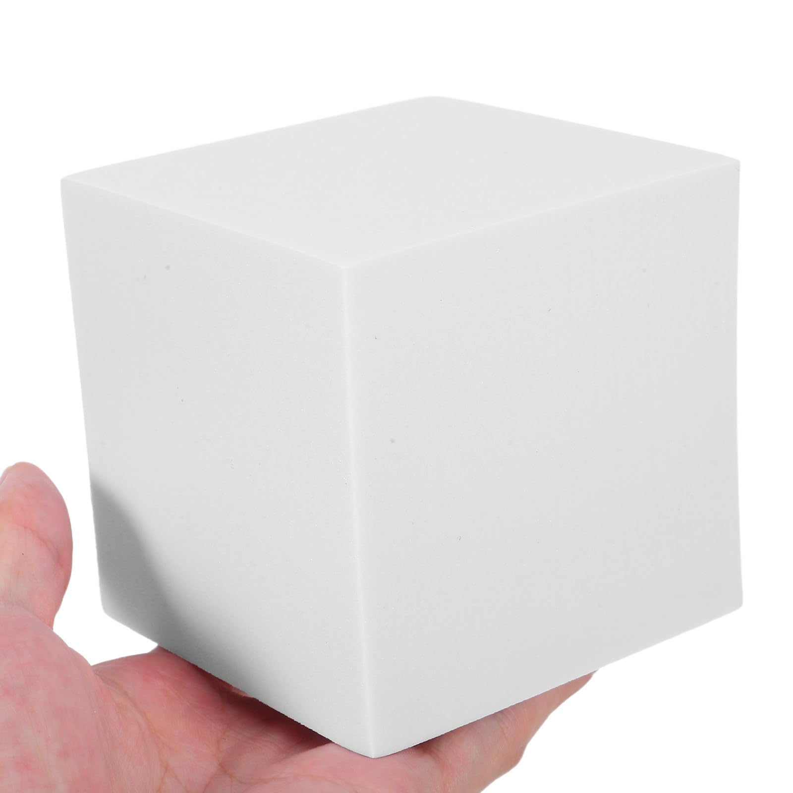 Alipis Accesorios Fotográficos Set de 8 de Cubo Geométrico de Espuma Blanco Efecto Decorativo y Multifuncional para Joyas y Cosméticos para Sesión de Fotos