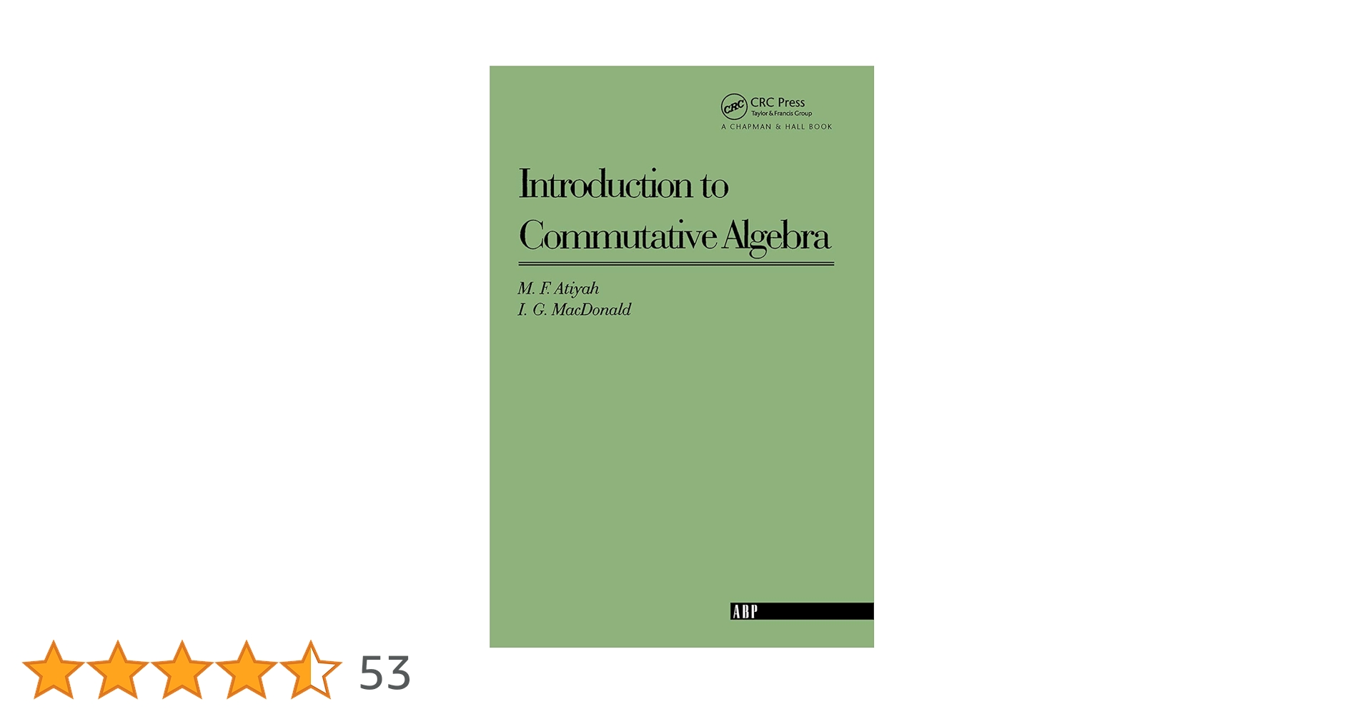 Introduction To Commutative Algebra　【新品】 Amazon | Introduction To Commutative Algebra (Addison-Wesley
