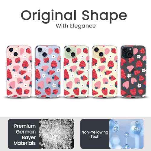 Coque iPhone 15 transparente antichoc avec fleur fille - 2