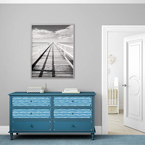 Con-Tact Brand Creative Covering, Self-Adhesive Shelf Liner, Multi-Purpose Vinyl Drawer Liner, Easy to Use and Apply, 18'' X 9', Wave Marina - Image 5