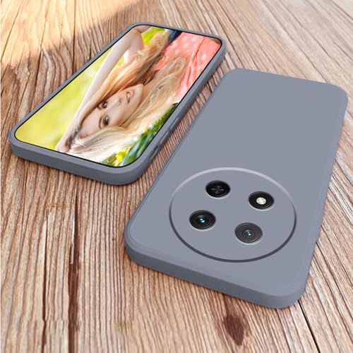 Coque Honor Magic 7 Lite grise fine silicone protège des chocs et rayures - 6