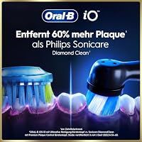 Oral-B iO Series 9 Elektrische Zahnbürste, Doppelpack, Schwarz/Rosa – Ansicht 8