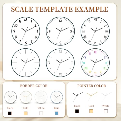 Custom Wall Clock, Personalized Round Clocks with Photo, Logo, Text - Image 4