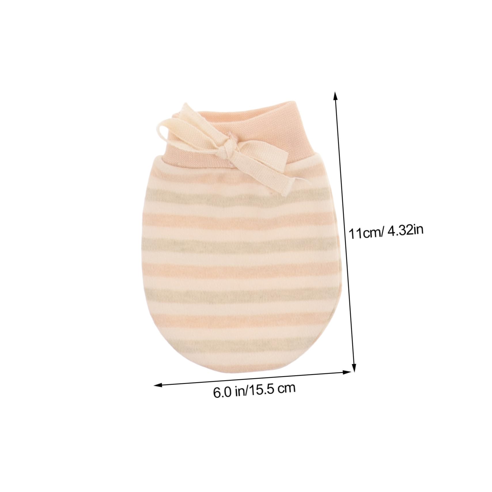 BESPORTBLE Newborn Mittens Set 4 Pairs Cotton Baby Mittens No-scratch Gloves for Infant Soft Unisex Design