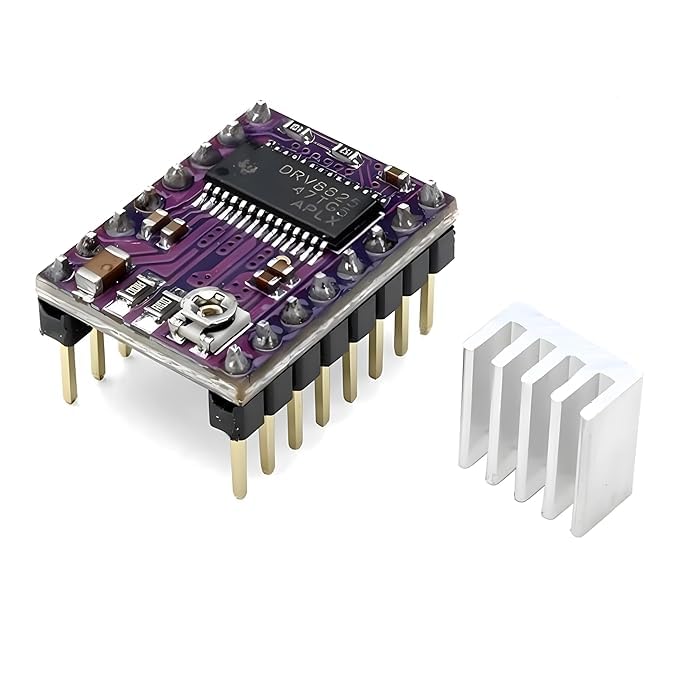 R&D Drv8825 Stepper Motor Driver with Aluminum Heat Sink Pack of 2 (B0CXDYKMMJ) Amazon Price History, Amazon Price Tracker