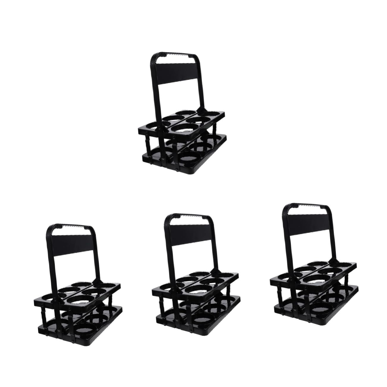 Bierkorb, Getränkehalter, Wein, Tischständer, Arbeitsplatte, Wasserflasche, Stielkasserolle, Organizer, Stapler, Weingläser, Getränketopf, Metall, PP, zusammenklappbares Gestell, 4 Stück