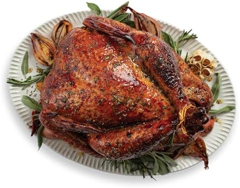 Omaha Steaks Traditional Holiday Dinner (10 lb. Whole Basted Turkey, Family-Sized Smashed Red Potatoes, Steakhouse Creamed Corn, Green Bean Casserole, Pumpkin Pie) Serves 8