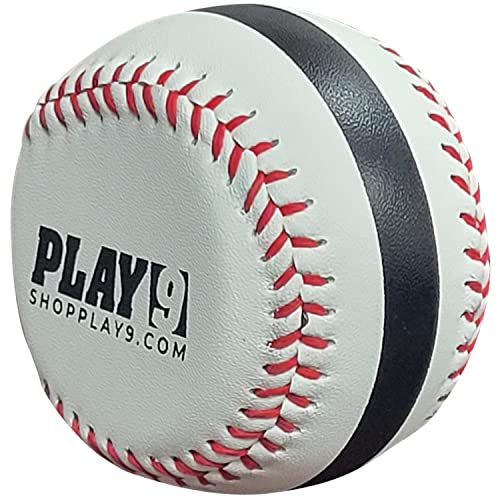 Shop Play 9 Play9 Baseball Training Ball - Leather Baseball Pitching & Throwing Trainers - Spin Ball For Pitchers & Catchers, Youth & Adult #TOP27