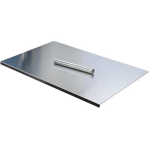 304 Stainless Steel Cutting Board Large Chopping Board with Lip 31.5"x19.69" Heavy Duty Cutting Board with A Rolling Pin Pastry Board for Meat Fruits Vegetables Baking,80x50cm
