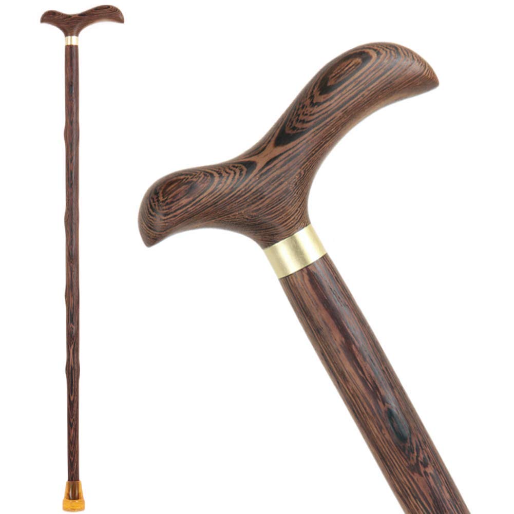 Legno, Legno Massello, Bastone da Passeggio Solido Antiscivolo Leggero per Disabili e Anziani, Bastoni da Trekking/Bastone da Passeggio per Equilibrio, Aiuto per la Mobilità, Legno di Ala di Pollo,8