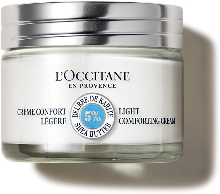 Creme facial L'OCCITANE com manteiga de karité 5%, pote de 167 g