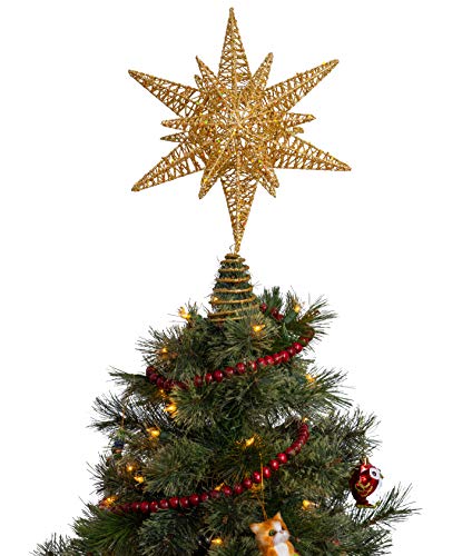 Ornativity Wooden Christmas Garland Decorations - Rustic Wood Beaded Christmas Tree Decorations Garland Bead Strand (Cranberry Red) #TOP1