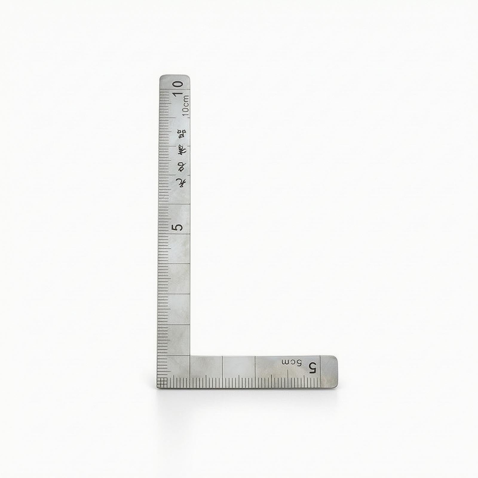 L-Shaped Ruler with Double-Sided Scale Stainless stainlessShaped Ruler 90-Degree Rulers for Leatherworkers, Carpentry, Leatherwork, Model Making-image-3