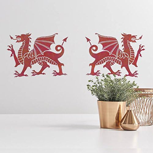 CraftStar Welsh Dragon Stencil- Laser-Cut A4 Dragon Stencil Template, 17 cm x 23 cm - Image 5